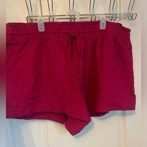 Linen shorts